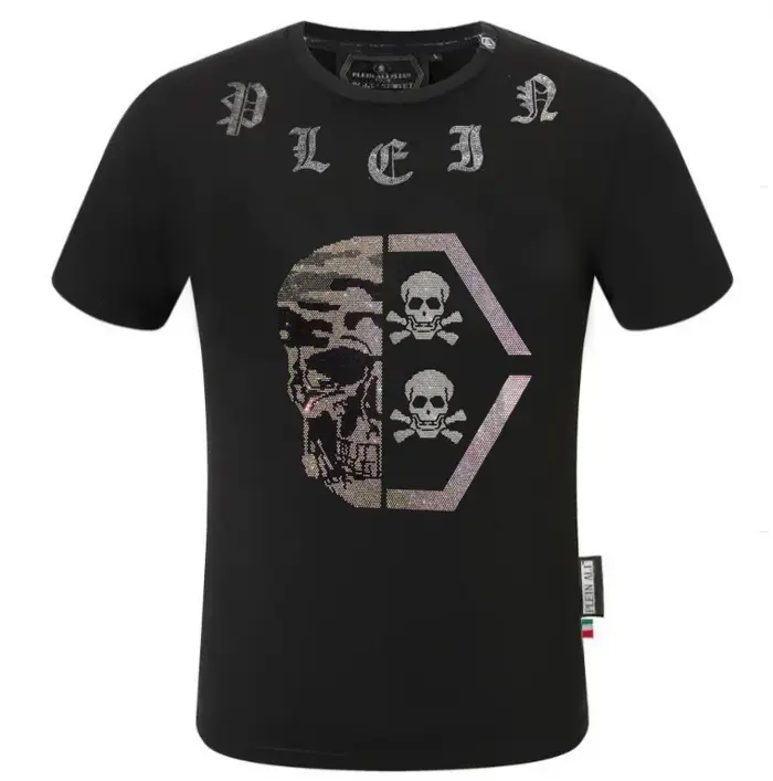 T-shirts de créateurs pour hommes T-shirts élégants de marque et ornés de strass