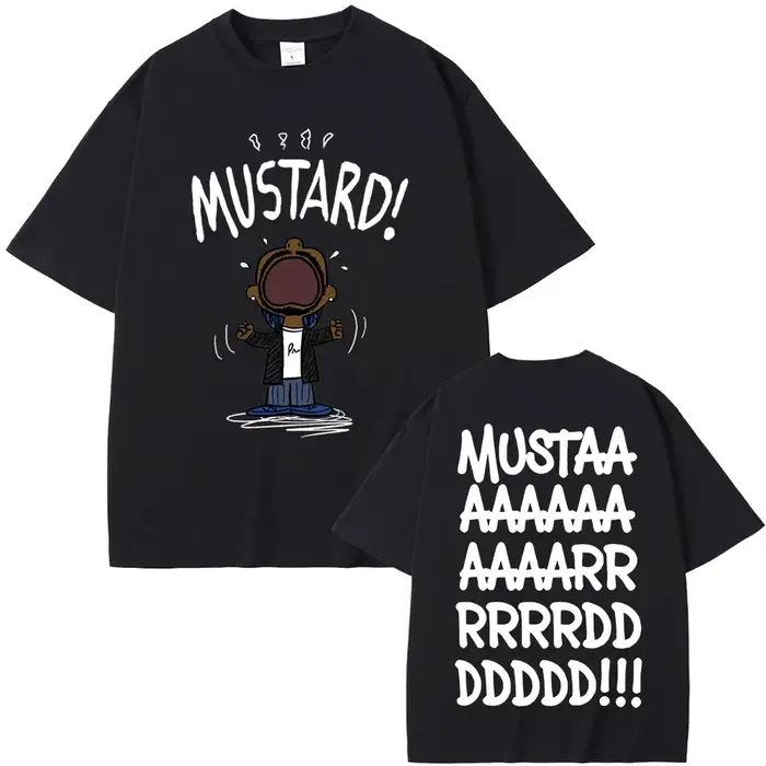 Rappeur Kendrick Lamar pas comme nous moutarde drôle impression T-shirts hommes femmes Hip Hop musique populaire T-shirt