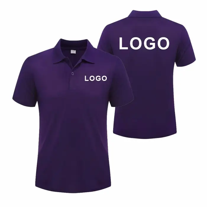 Polo personnalisé avec logo pour hommes et femmes, manches courtes, golf, entreprise, vêtements de travail, impression personnalisée, uniforme d'entreprise, polos décontractés