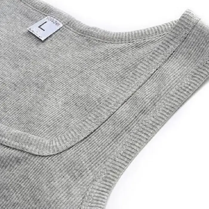 2020 été grande taille hommes vêtements débardeurs noir blanc gris Singlets sans manches Fitness