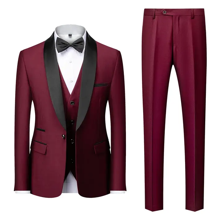M-6XL hommes décontracté affaires ont fumé imbibé haut de gamme marque Boutique mode Blazer glaPants