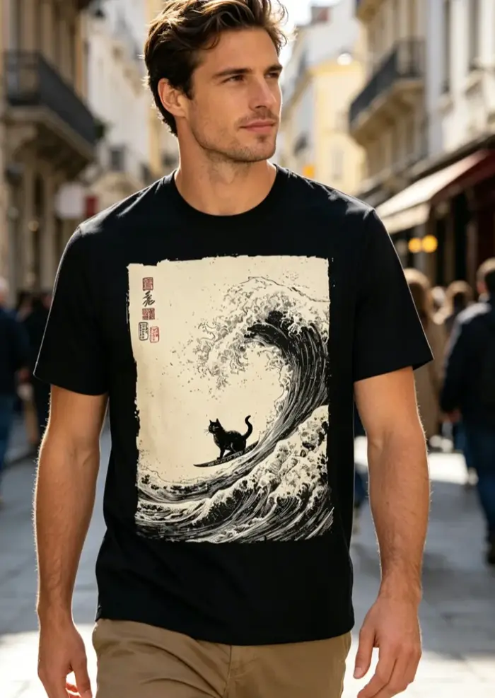T-shirt Larry Is Calling Cat
