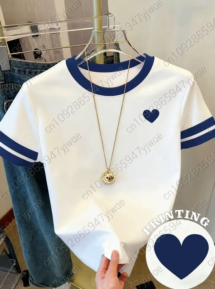 T-shirt pour femme à manches courtes