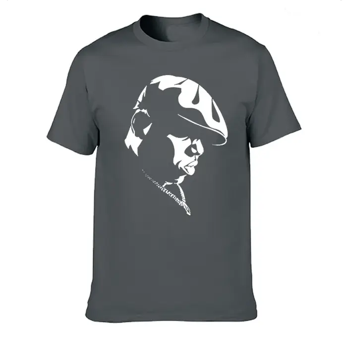 Amusant notoire grande chemise hommes à manches courtes Biggie Smalls t-shirt Hiphop Rock Biggie Sma