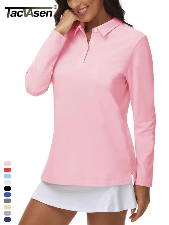 Polos à manches longues pour femmes