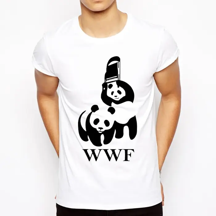 T-shirt manches courtes homme, cool, à la mode, humoristique, WWF Wrestling KrasnoComedy