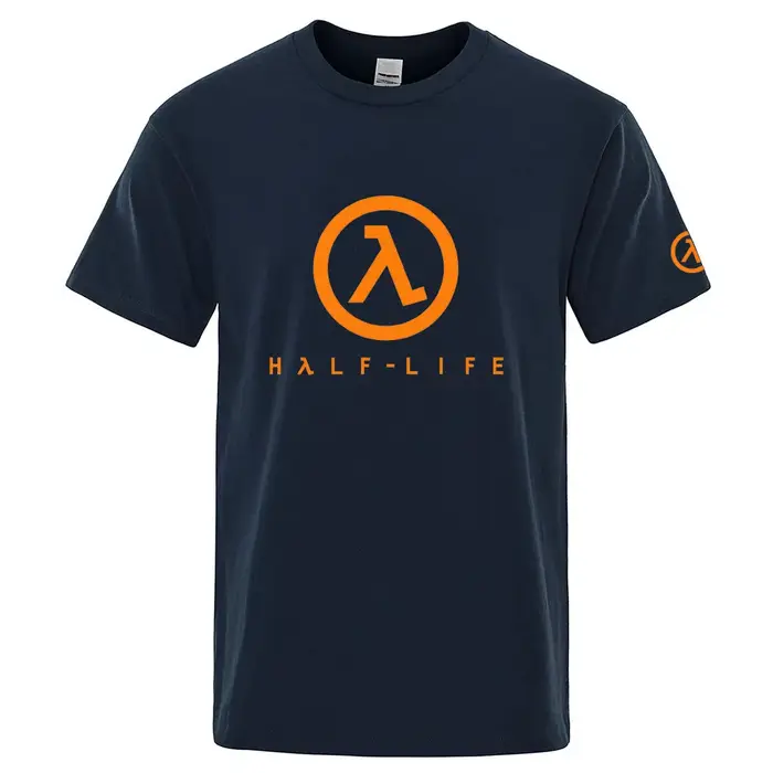 2025 Half Life Game 1998 été homme col rond haut décontracté mince coton à manches courtes nouveau T-shirt respirant à la mode