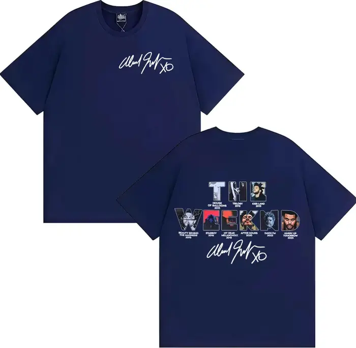 The Weeknd Hurry Up Tomorrow Couverture d'album 2025 T-shirt Vêtements pour hommes High Street