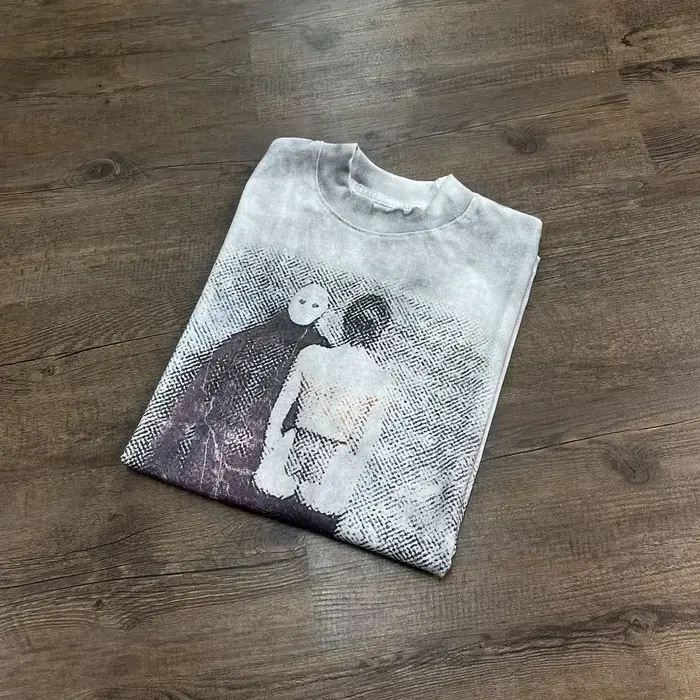 Yao mode KANYE WEST marque de luxe Vintage décontracté surdimensionné t-shirt coton Streetwear Hiphop haute rue