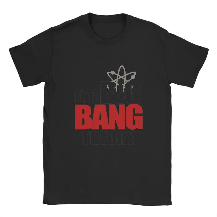 Humor la théorie du Big Bang T-Shirt hommes col rond coton t-shirts à manches courtes T-Shirt vêteme