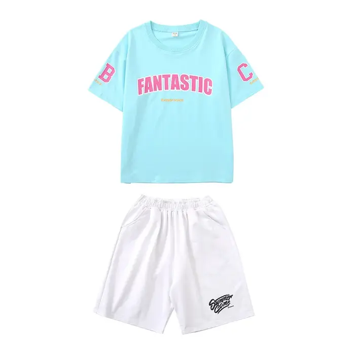 T-shirt et short de danse de rue pour garçons et filles