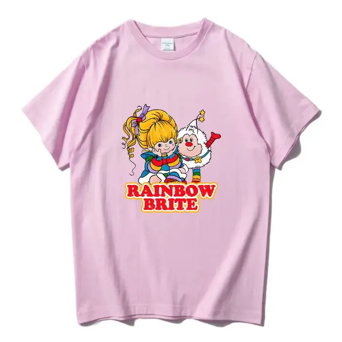 T-shirt à col rond en pur coton pour femme