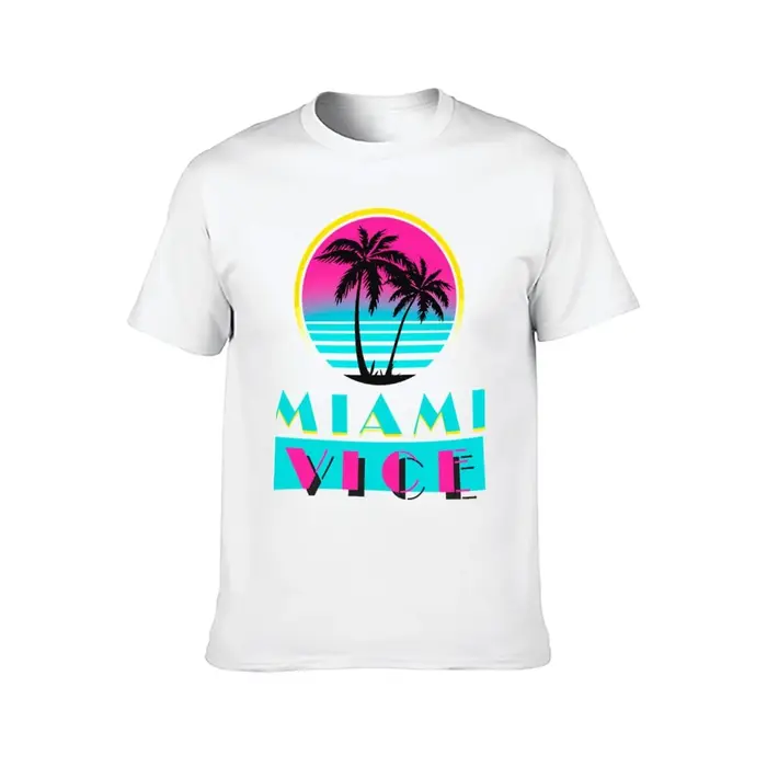 Miami Vice Racerback T-Shirt t-shirts pour homme pack coton hommes