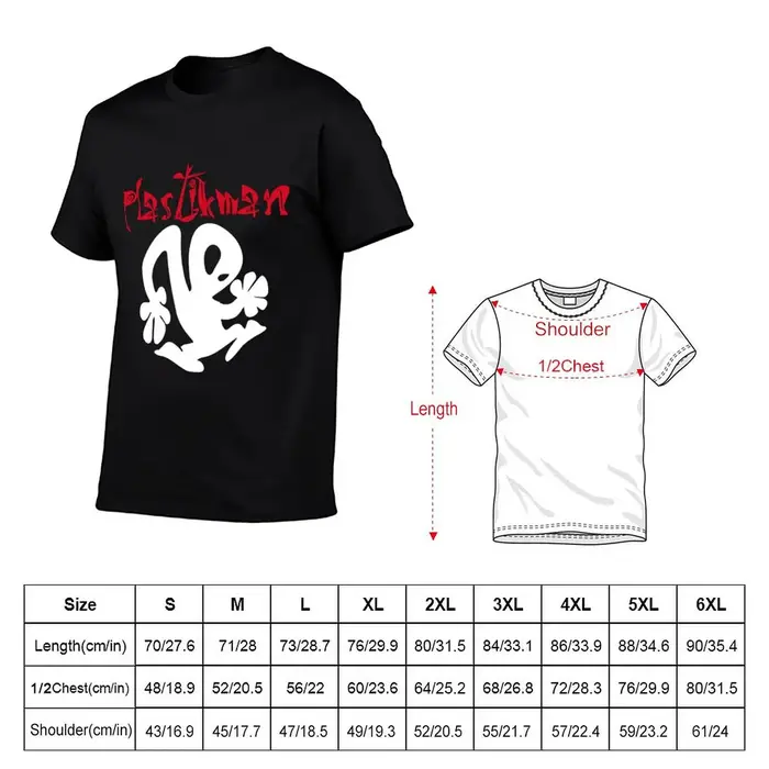 Plastikman T-Shirt imprimé t-shirts pour homme anime