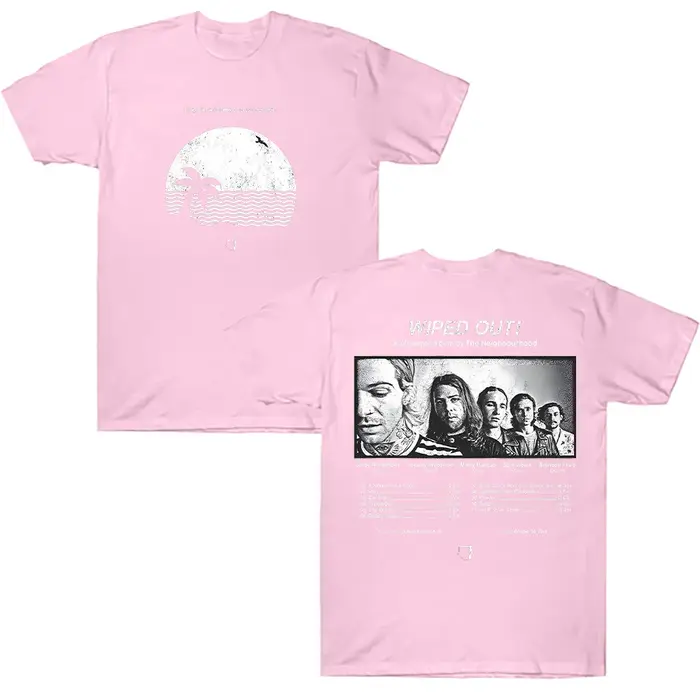 Essuyez! Album t-shirt le quartier vêtements d'été unisexe mode chemise décontractée hommes femmes esthétique pur haut en coton Streetwear