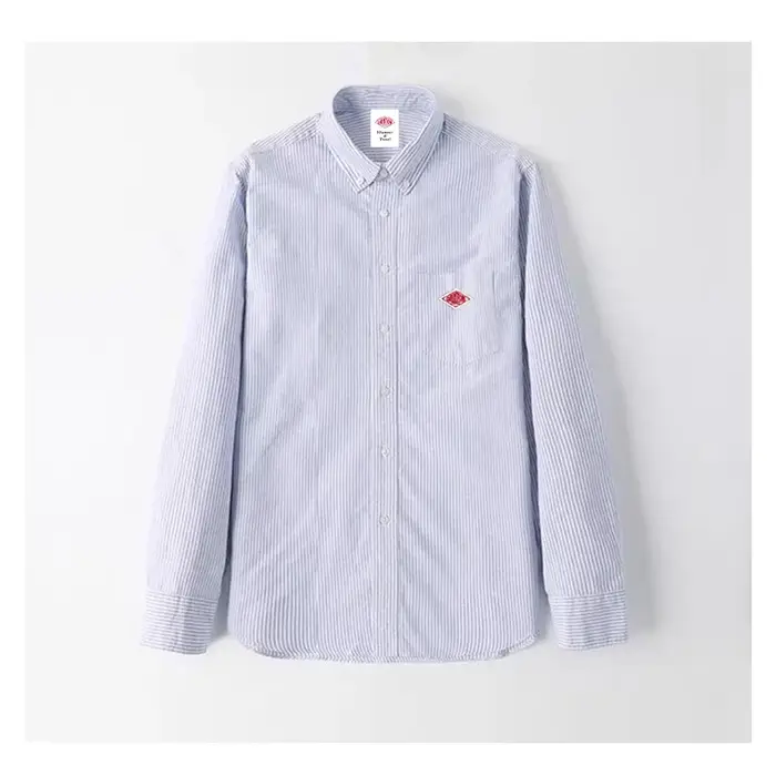 Nouveauté 2026 – Exporté au Japon – T-shirt à manches longues brodé en coton unisexe pour homme/femme – Col revers – Hauts de sweat-shirt