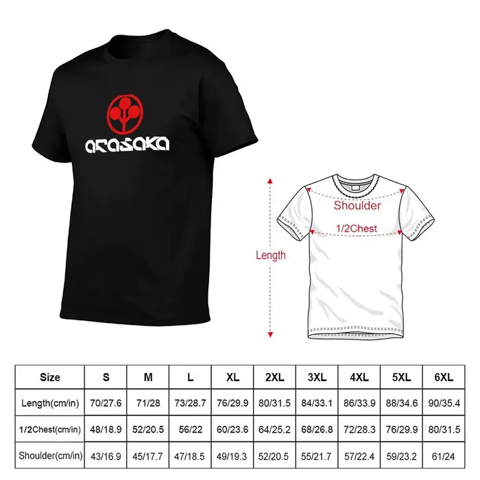 T-shirt Arasaka décontracté à coupe ample pour le travail