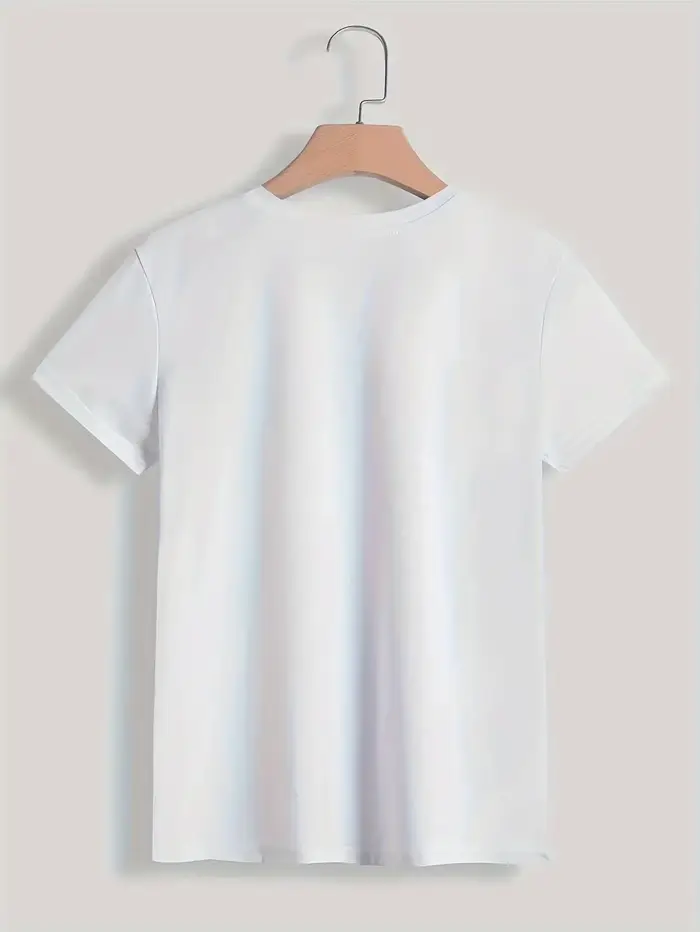 Y2k T-shirt Paris femmes imprimé