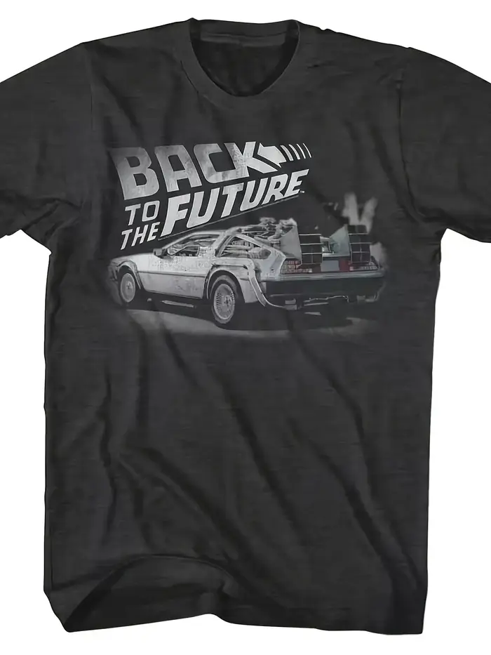 T-shirt Delorean Time Machine style années 80
