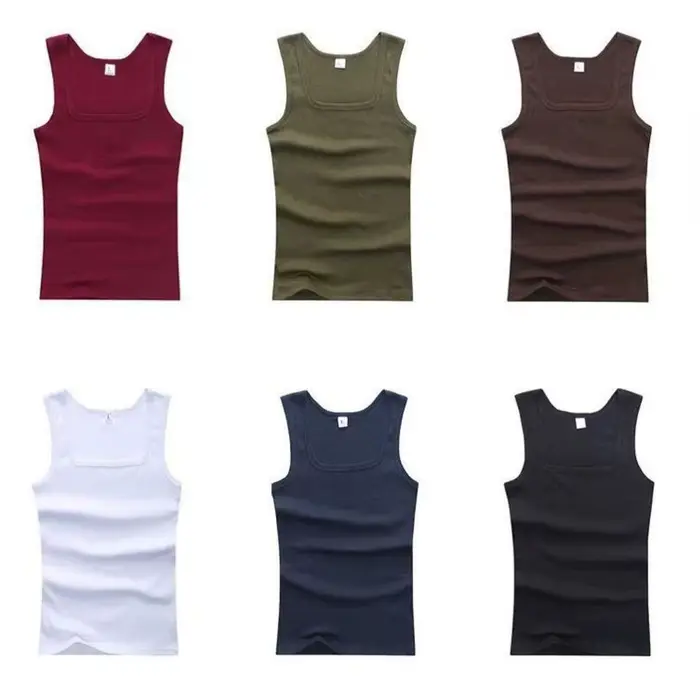 Offre spéciale hommes sans manches respirant Fitness gilet basique élastique débardeur