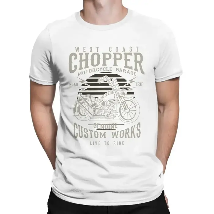 T-shirt ras du cou à manches courtes pour hommes