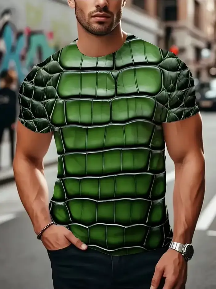 2025 nouveaux T-Shirts graphiques Crocodile pour hommes mode d'été impression 3D femme décontracté à manches courtes t-shirt surdimensionné Harajuku hauts
