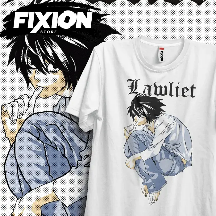 Death Note – L Anime t-shirt Manga cadeau pour amateur d'anime toutes tailles coton