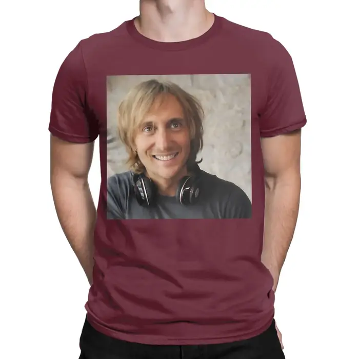 Davids Guettas Dj Mag Number Top Face T-Shirt d'été génial 100% coton Hip Hop pour homme