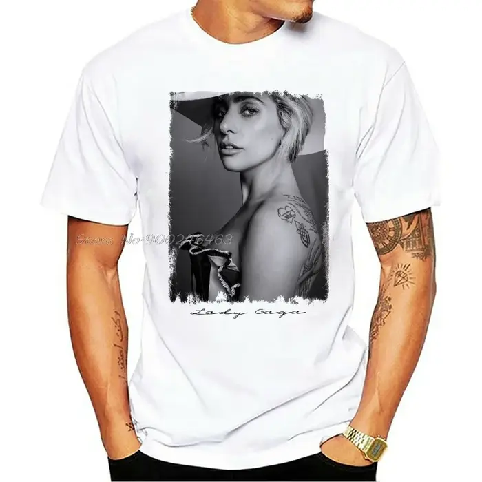 Lady Gaga – t-shirt d'été pour Hommes