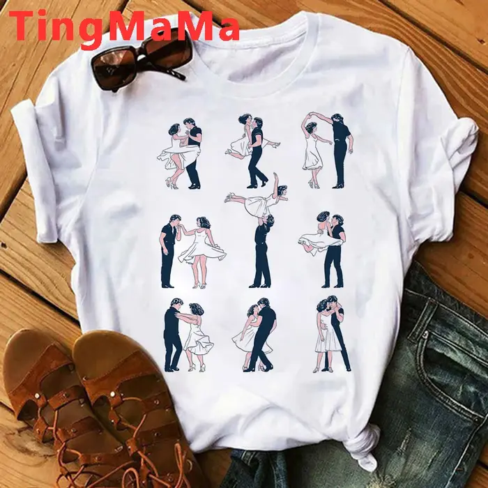Film chaud danse sale T-shirt femmes Kawaii dessin animé graphique t-shirts unisexe Hip Hop Harajuku