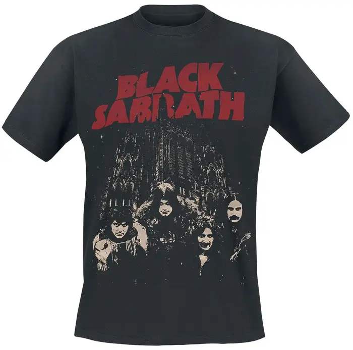 T-shirt unisexe en coton à motif Black Sabbath 2026