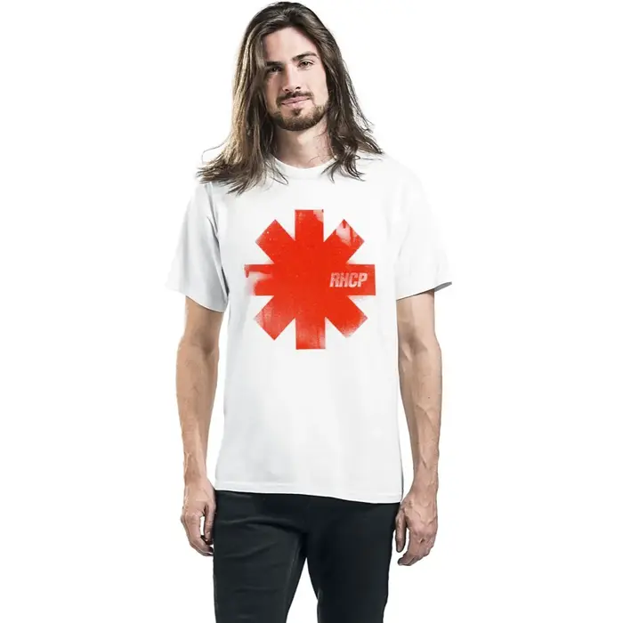 T-shirt en coton avec motif Red Hot Chili Peppers