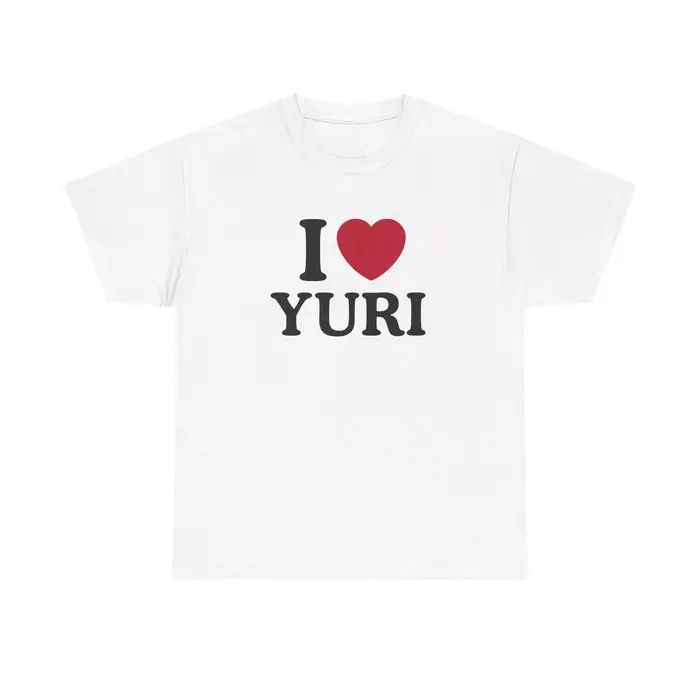 T-shirt rétro I Love Yuri pour femmes, avec graphique GL, cadeau pour les fans, vêtements de sport u