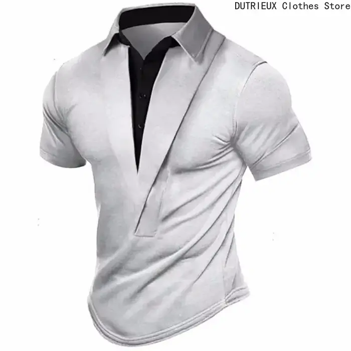 T-shirt à manches courtes pour hommes pour l'été