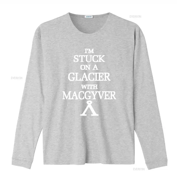 T-shirt Stuck On A Glacier inspiré de Stargate SG1 Macgyver