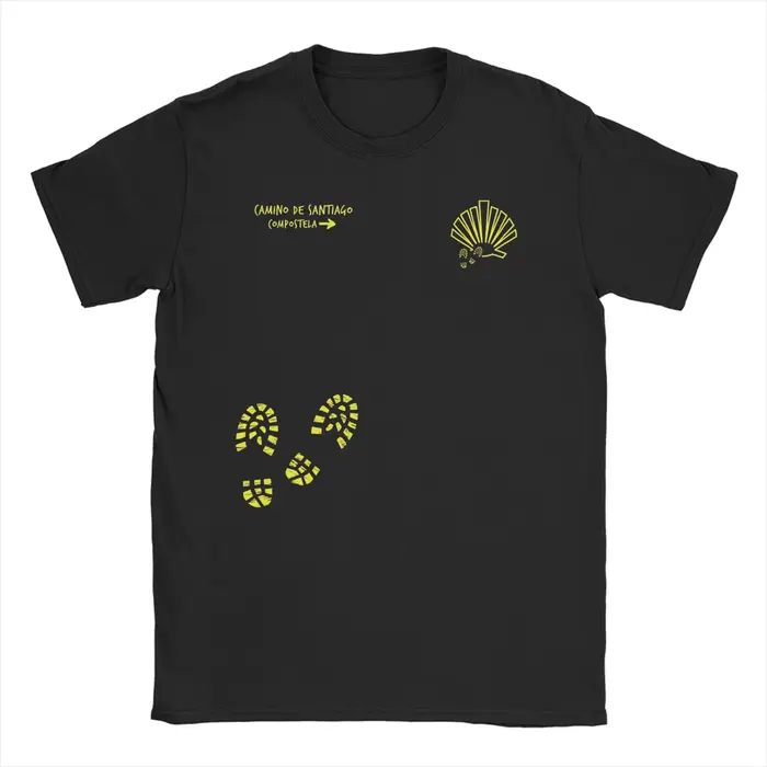 T-Shirt à manches courtes pour hommes et femmes, en pur coton, Vintage, El Camino De Santiago St Jam