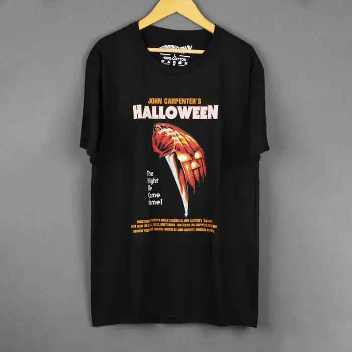 T-Shirt d'halloween Michael Myers film d'horreur Jason Voorhees Leatherface vêtements pour hommes chemise imprimée en coton à manches courtes