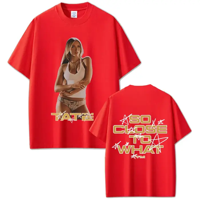 Chanteur Tate Mcrae donc près de ce que Album T-shirt Miss possessif Tour 2025 t-shirts été hommes f