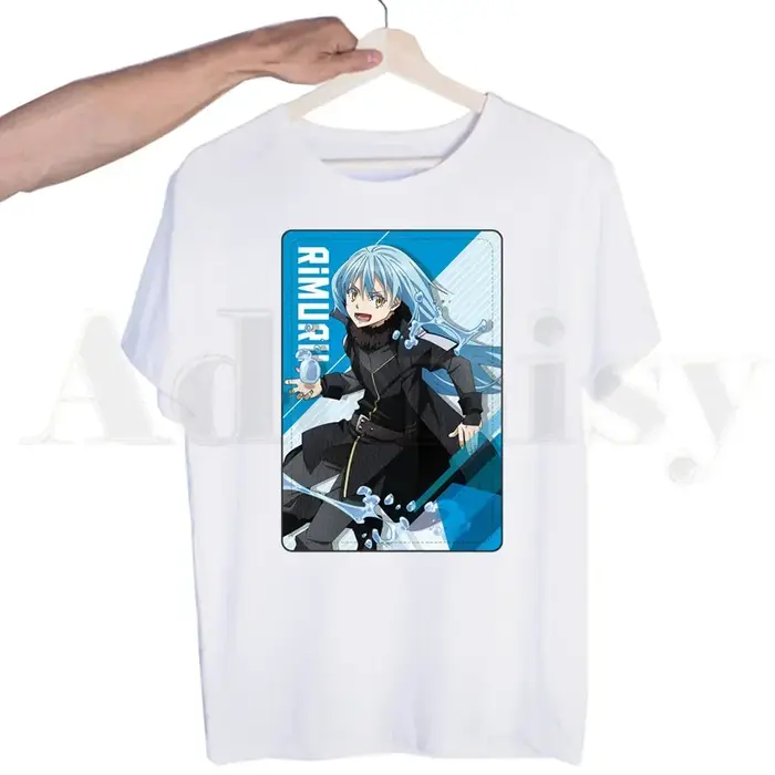 Rimuru-T-shirt à manches courtes pour homme et femme