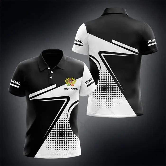 Polo personnalisé avec symbole du Portugal