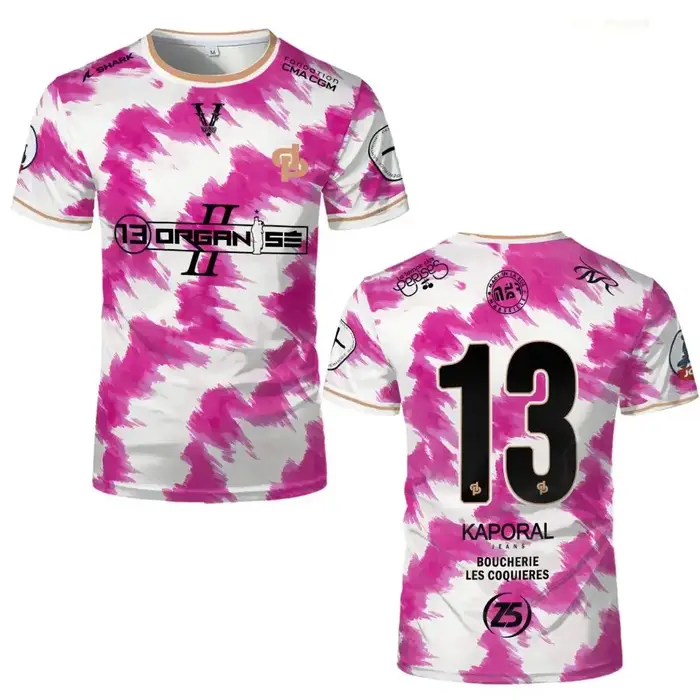 Nouveau T-shirt avec impression intégrale de JUL Marseille Rap 13