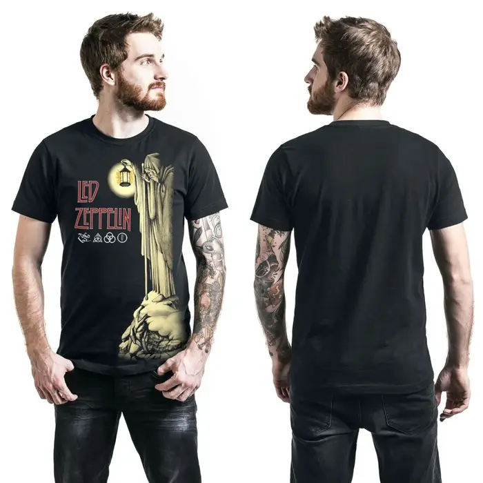 T-shirt en coton avec graphisme Led Zeppelin