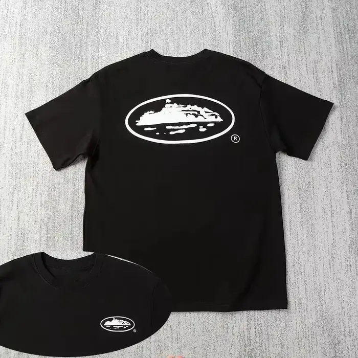 T-shirt imprimé bateau à manches courtes