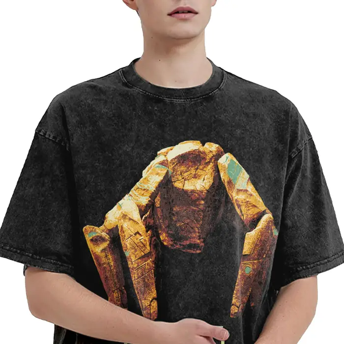 Men Project Hail Mary Rocky The Alien Distressed Portrait    T-shirts, vêtements de plage, t-shirt 