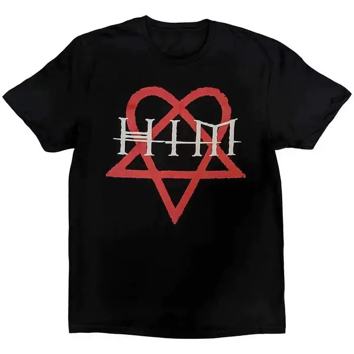 T-shirt HIM Heartagram 2026 pour hommes et femmes – Top Y2K – Grande vente d'été