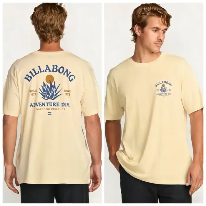 Billabong T-shirt décontracté en pur coton pour homme PRFOSports 2026 – Collection été – Vêtements p